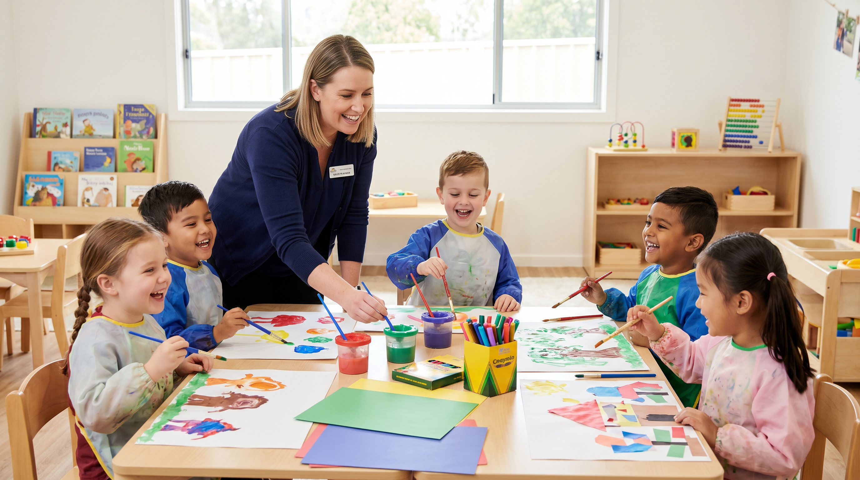 Activité créative avec enfants